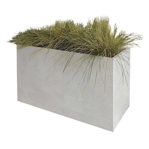 Jardinière en pierre frittée - SUPREMA - GRANULATI ZANDOBBIO SPA - rectangulaire / carrée / en hauteur