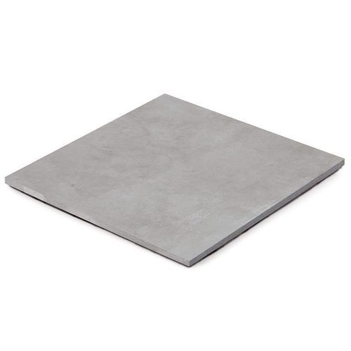 Plaque de pierre en pierre frittée - PLUS GREY - GRANULATI ZANDOBBIO SPA - pour sol d'extérieur / aspect béton / grise