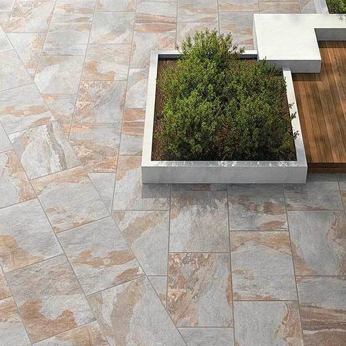 Revêtement de sol en pierre frittée - MIDLAKE ARDESIA - GRANULATI ZANDOBBIO SPA - d'extérieur / résidentiel / en dalles