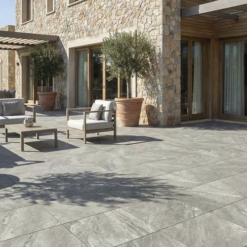 Dallage en pierre frittée - QUARZO TORTORA - GRANULATI ZANDOBBIO SPA - d'extérieur / pour parking / pour plage de piscine