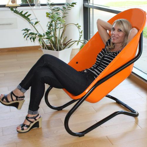Fauteuil de jardin - TABOO SERIES - HAEMMERLIN - contemporain / en plastique / sur mesure