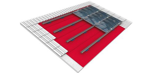 Membrane bitumineuse pour toiture - ELOTENE DSR SOLAR - ISOLTEMA - avec pare-vapeur / auto-adhérente