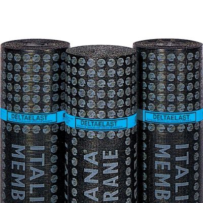Membrane d'étanchéité pour toiture - DELTAELAST P - ITALIANA MEMBRANE SPA  - en rouleau / en ardoise / en polymère