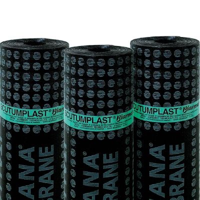 Membrane d'étanchéité routière - SCUTUMPLAST BIARMATO - ITALIANA MEMBRANE SPA  - pour construction de pont / en rouleau / bitumineuses