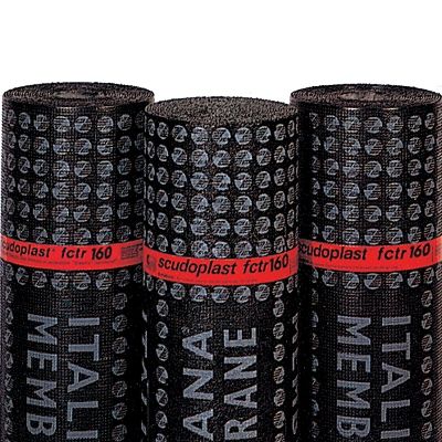 Membrane d'étanchéité pour construction de pont - SCUDOPLAST FCTR 160 - ITALIANA MEMBRANE SPA  - en rouleau / en ardoise / en bitume