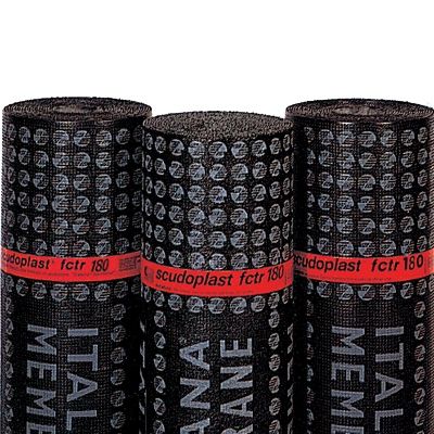 Membrane d'étanchéité pour construction de pont - SCUDOPLAST FCTR 180 - ITALIANA MEMBRANE SPA  - en rouleau / en ardoise / en bitume