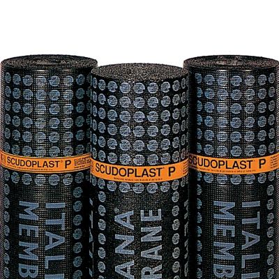 Membrane d'étanchéité pour construction de pont - SCUDOPLAST P - ITALIANA MEMBRANE SPA  - en rouleau / en ardoise / en bitume