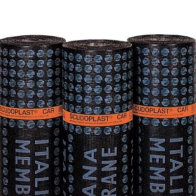 Membrane d'étanchéité routière - SCUDOPLAST CAR - ITALIANA MEMBRANE SPA  - pour construction de pont / en rouleau / en polyester