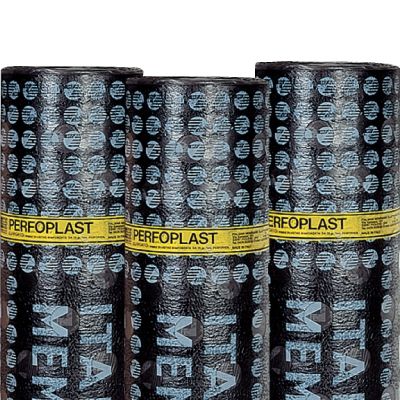 Membrane d'étanchéité pour fondation - PERFOPLAST - ITALIANA MEMBRANE SPA  - en rouleau / en fibre de verre