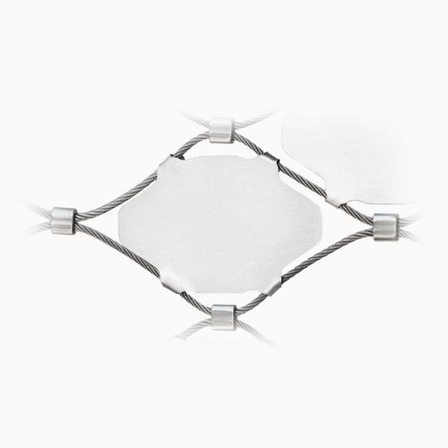 Maille métallique en inox - ID - JAKOB FRANCE  - pour agencement intérieur / pour aménagement extérieur / à maillage losangé