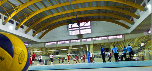 Couverture de toit en tôle d'acier - SALLE OMNISPORT - Jet contractors - nervurée