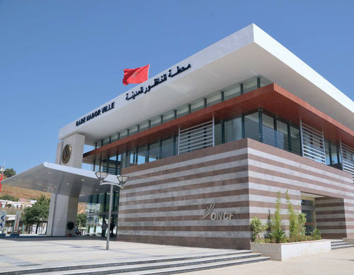 Bardage en panneaux - GARE DE NADOR - Jet contractors - en composite / lisse