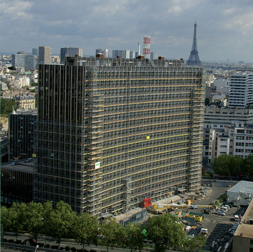 Échafaudage en bois - PLATO - MILLS  - en aluminium / grande hauteur