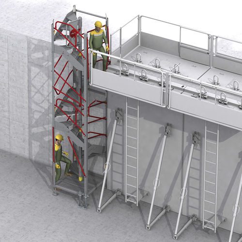 Échafaudage en métal - MINI ESCALIB - MILLS 