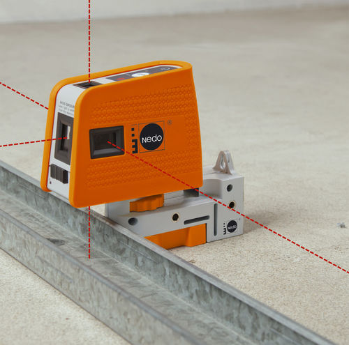 Niveau laser - X-LINER 5P - NEDO  - robuste / horizontal / vertical