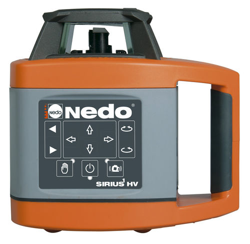 Niveau rotatif - SIRIUS 1 HV - NEDO  - laser / robuste / horizontal
