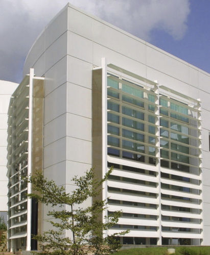 Brise-soleil en aluminium - EQUINOXE - SAB INTERNATIONAL - pour façade / vertical