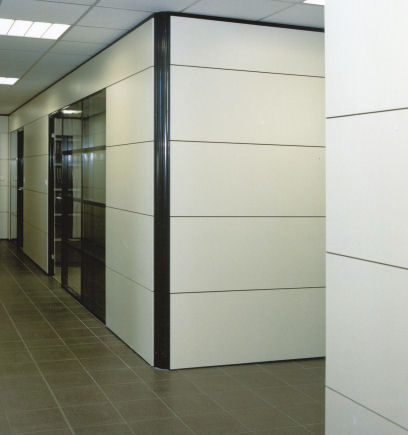 Cloison amovible - PANORAMA - SAB INTERNATIONAL - stratifiée / professionnelle