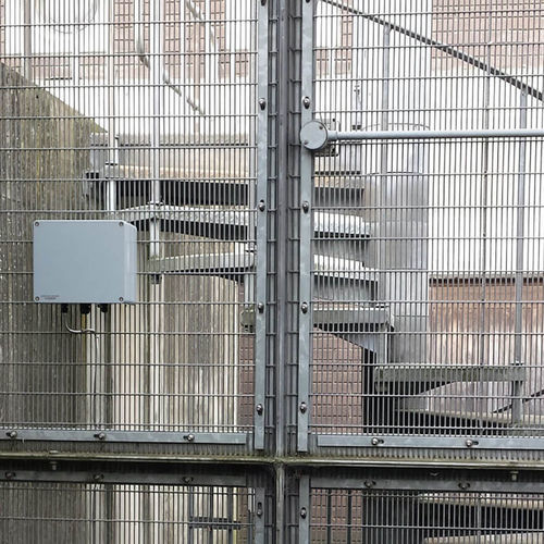 Clôture en treillis soudé - ZAUN FENCING  - en fonte d'aluminium / détectrice d'intrusion