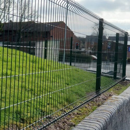 Clôture en treillis soudé - Axiom - ZAUN FENCING  - industrielle / professionnelle / en acier à revêtement par poudre
