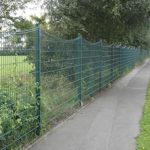 Clôture grillagée - Gemini Concave - ZAUN FENCING  - à barreaudage / en acier à revêtement par poudre / grise