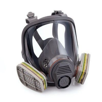 Masque respiratoire filtrant - 6000 SERIES - 3 M France - à raccord à baïonnette / complet / léger