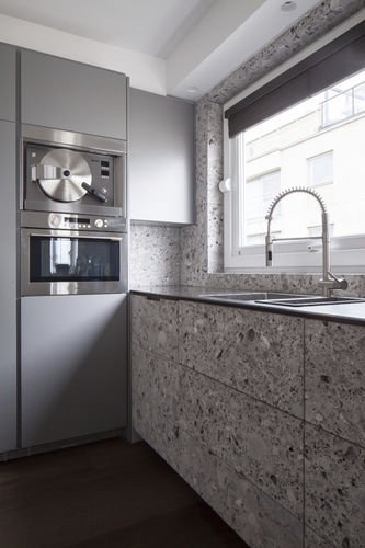 Carrelage en marbre - MODERN - VAN DEN WEGHE - mat / de cuisine / de sol