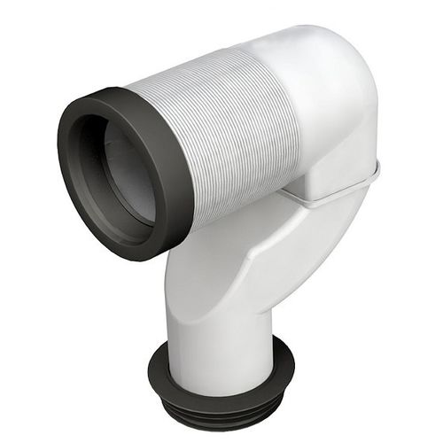 Raccord pour salle de bain - CIVITAS 8530UN90C0 - BONOMINI S.R.L. - pour toilette / en plastique / en TPE