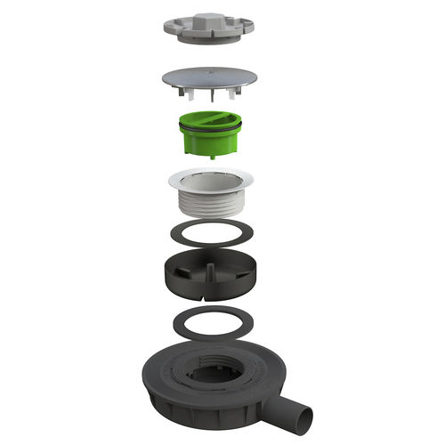 Bonde de douche en ABS - 5220CR40S7 - BONOMINI S.R.L. - en chrome