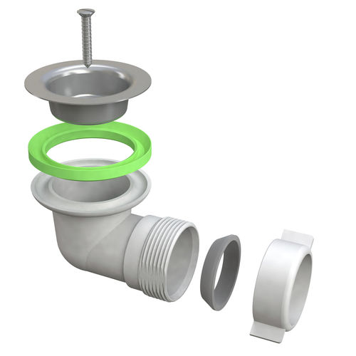 Bonde de douche en acier inox - 5965NC70B0 - BONOMINI S.R.L. - en polypropylène