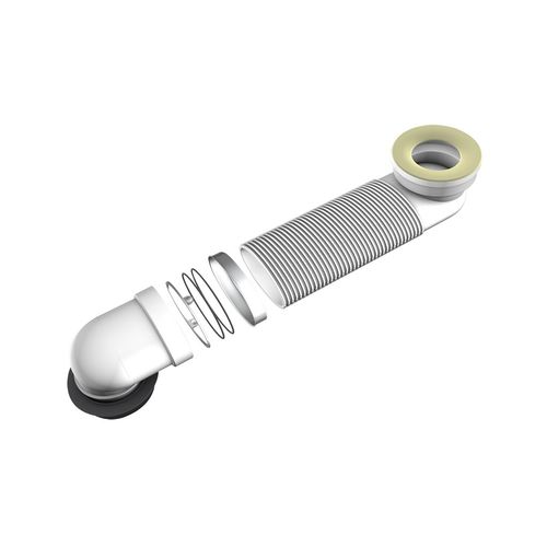 Raccord pour salle de bain - OFFSET - BONOMINI S.R.L. - pour toilette / en acier inoxydable / coudé