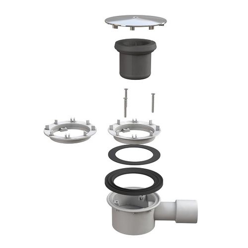 Bonde de douche en ABS - 5013AB50B7 - BONOMINI S.R.L. - en chrome