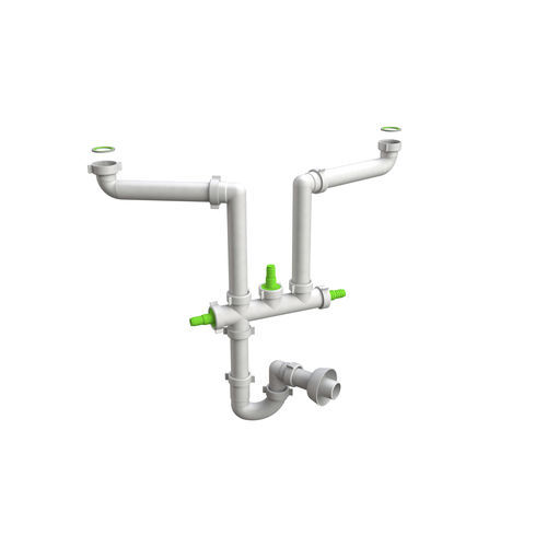 Siphon de lavabo en polypropylène - SPACE 2 - BONOMINI S.R.L.