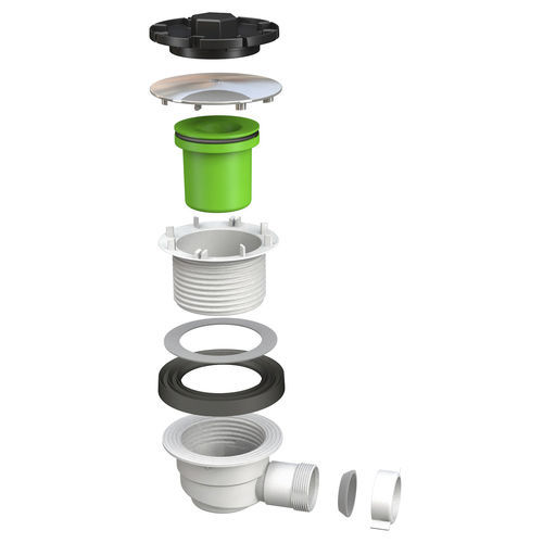 Bonde de douche en polypropylène - 5290AB12B7 - BONOMINI S.R.L. - en ABS