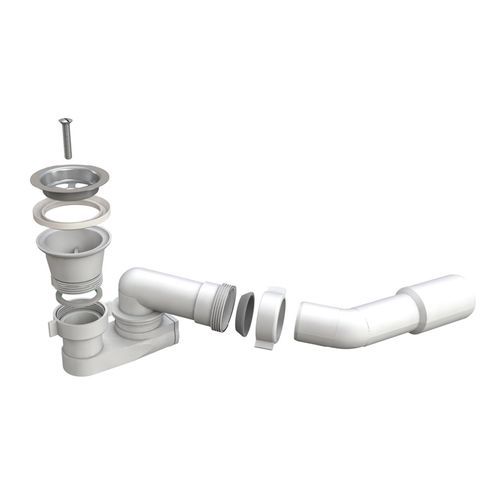Siphon de lavabo en PP - 5514WZ45B0 - BONOMINI S.R.L. - en inox