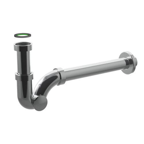 Siphon de lavabo en laiton - UNICUM ESSE  - BONOMINI S.R.L. - en inox / noir