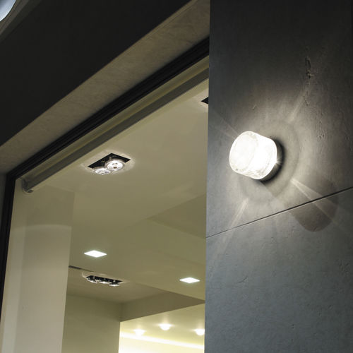 Applique murale contemporaine - JAZZ D52 - FABBIAN ILLUMINAZIONE - d'intérieur / en acier inoxydable / en verre