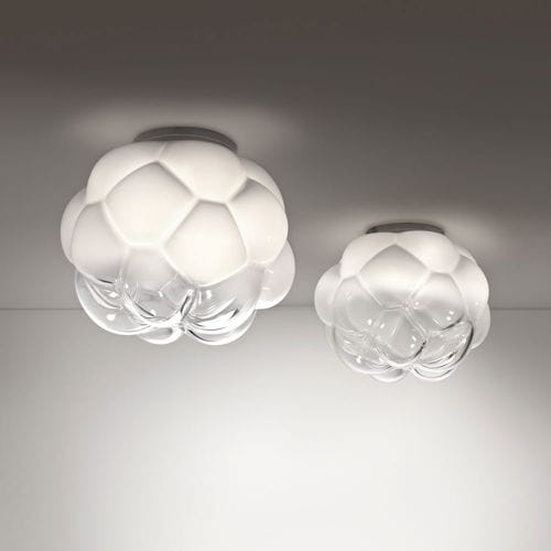Plafonnier design original - CLOUDY F21 - FABBIAN ILLUMINAZIONE - rond / en verre / à LED