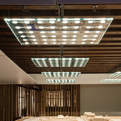 Luminaire suspendu - SOSPESA D42 - FABBIAN ILLUMINAZIONE - à LED / halogène / carré