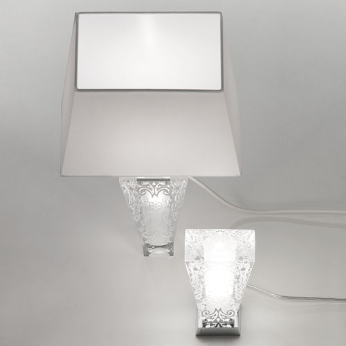 Lampe de table - VICKY D69 - FABBIAN ILLUMINAZIONE - en métal / en verre / en tissu