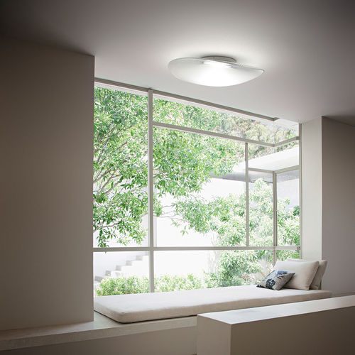 Plafonnier contemporain - LOOP F35 - FABBIAN ILLUMINAZIONE - en verre soufflé / en métal / à LED