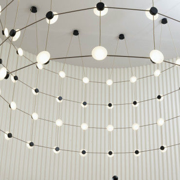 Plafonnier contemporain - POSILLIPO F75 - FABBIAN ILLUMINAZIONE - rond / à LED / dimmable