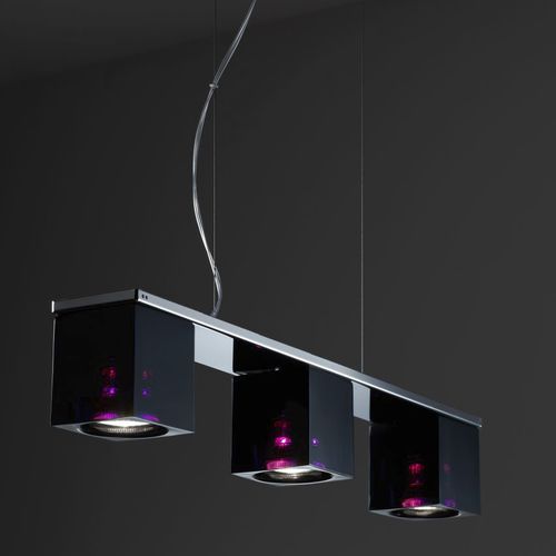 Suspension - CUBETTO D28 - FABBIAN ILLUMINAZIONE - en métal / en cristal / contemporaine