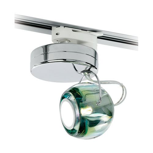 Éclairage sur rail halogène - BELUGA COLOUR D57 - FABBIAN ILLUMINAZIONE - à LED / rond / en cristal