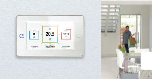 Écran tactile pour système domotique multifonction - SMARTCOMFORT  - Eurotherm AG - mural