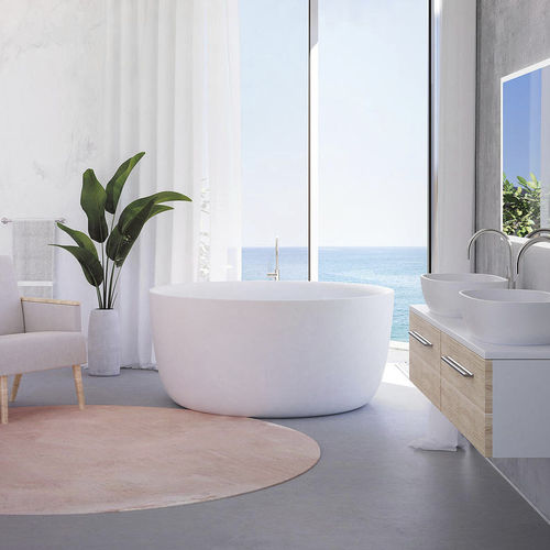 Baignoire ronde - ALLURE - BALTECO AS - à poser / pour habitat / à usage professionnel