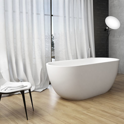 Baignoire ovale - HALO - BALTECO AS - en îlot / pour habitat / à usage professionnel