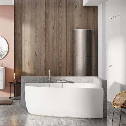 Baignoire d'angle - Orion - BALTECO AS - asymétrique / à poser / pour habitat