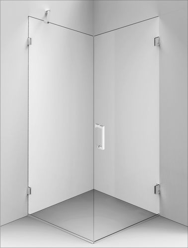Cabine de douche en verre trempé - Concept 1 - BALTECO AS - avec porte battante / d'angle / résidentielle