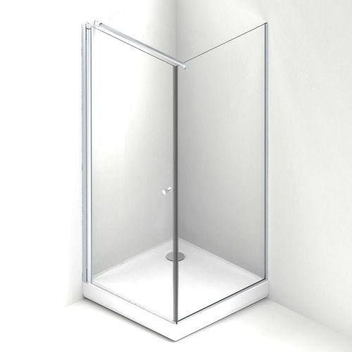 Cabine de douche en verre trempé - Kanto - BALTECO AS - avec porte battante / d'angle / résidentielle